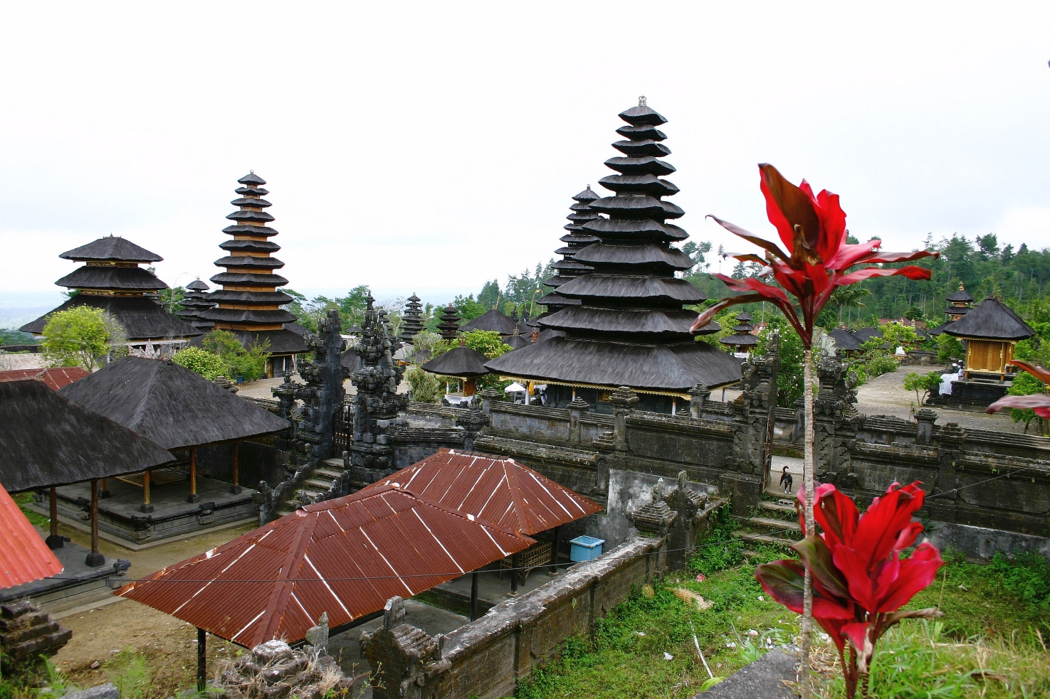 Temple hindouiste - Besakih -Pura Besakih - Bali - Indonésie.
