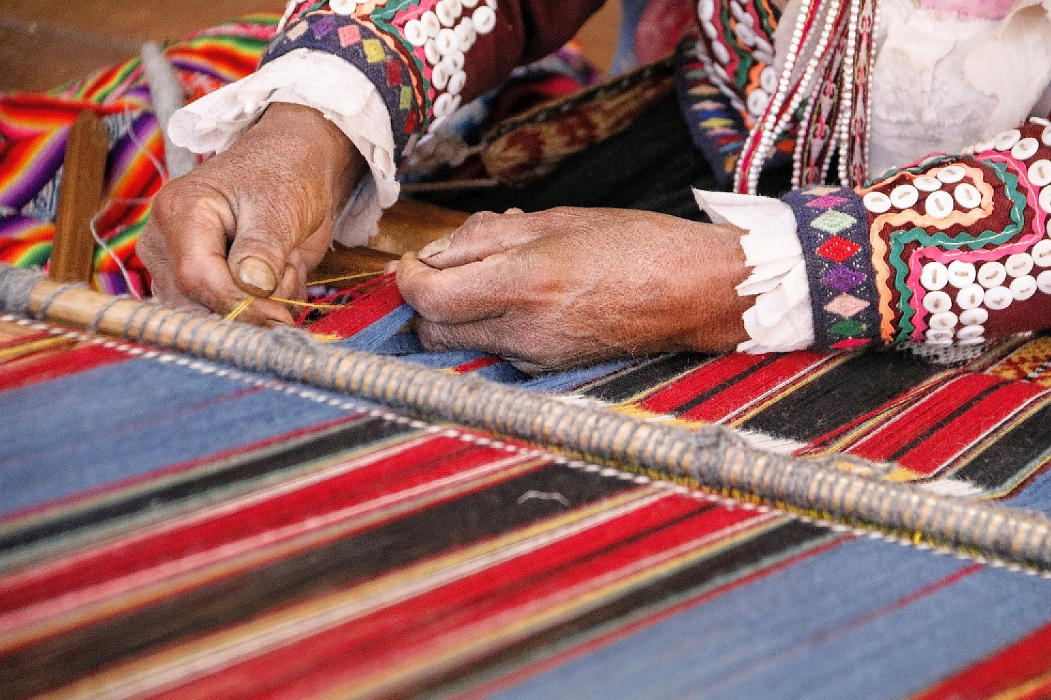 Métier à tisser – Cusco, Pérou