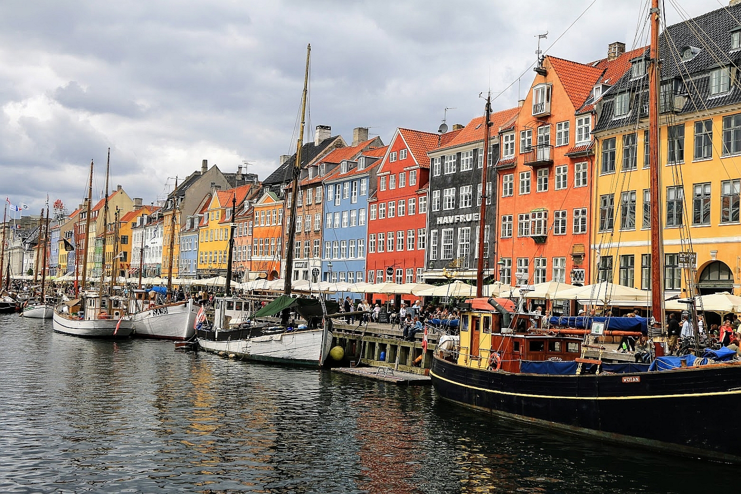 Nyhavn – København – Copenhague – Danemark