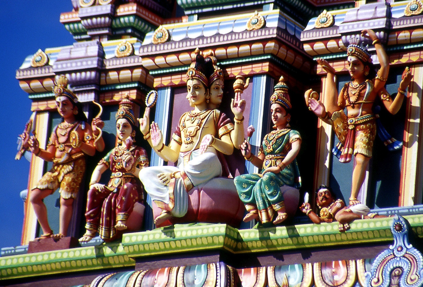 Temple Tamoul du Petit Bazar dédié à Shiva – Saint André – île de la Réunion – France