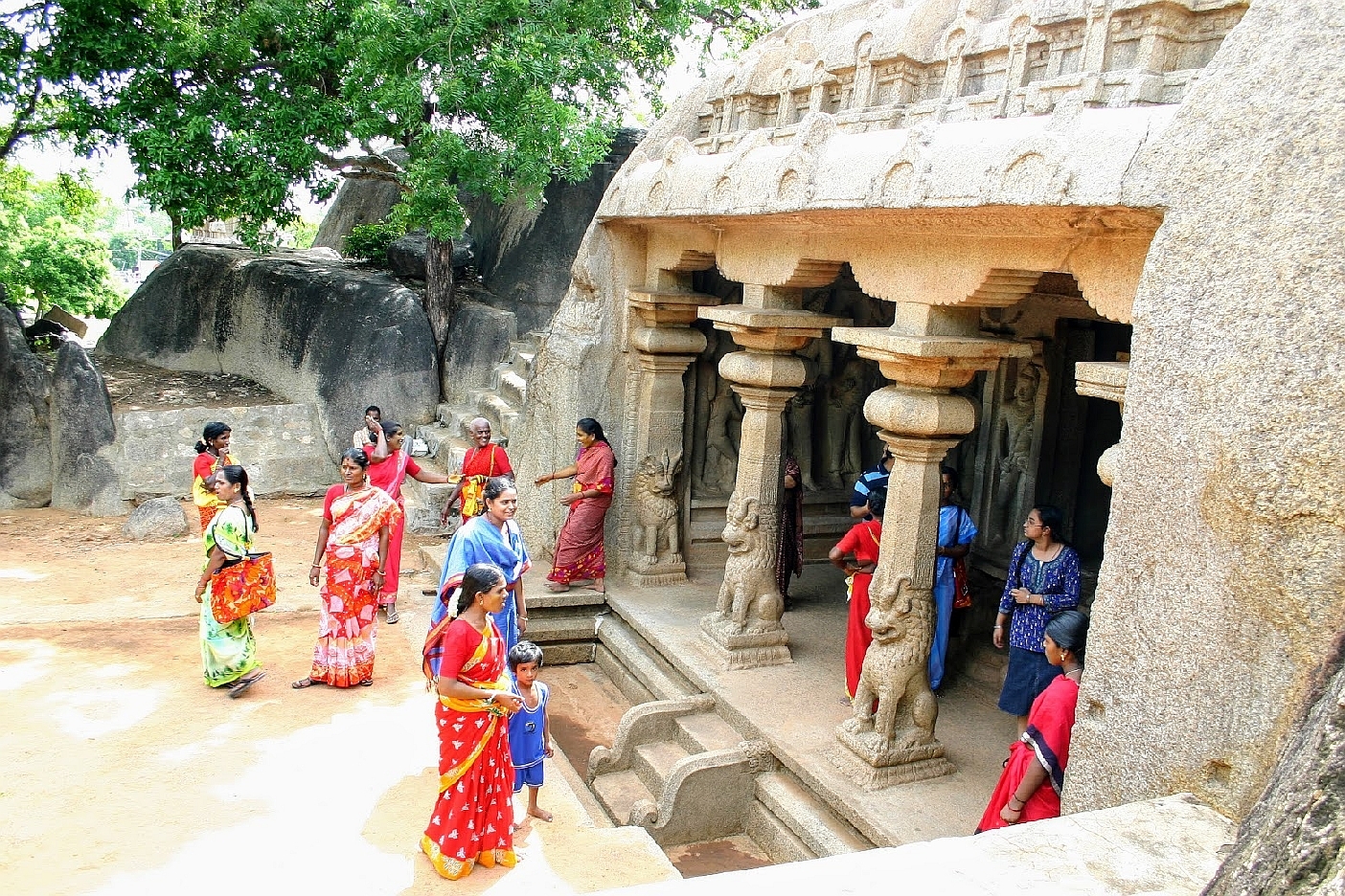 Temple de la grotte de Varaha – Mamallapuram – golfe du Bengale -Tamil Nadu – Inde