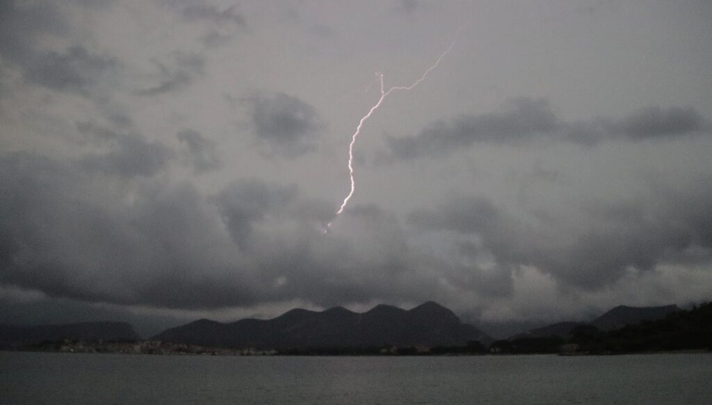 Orage à St Florent – Corse – France