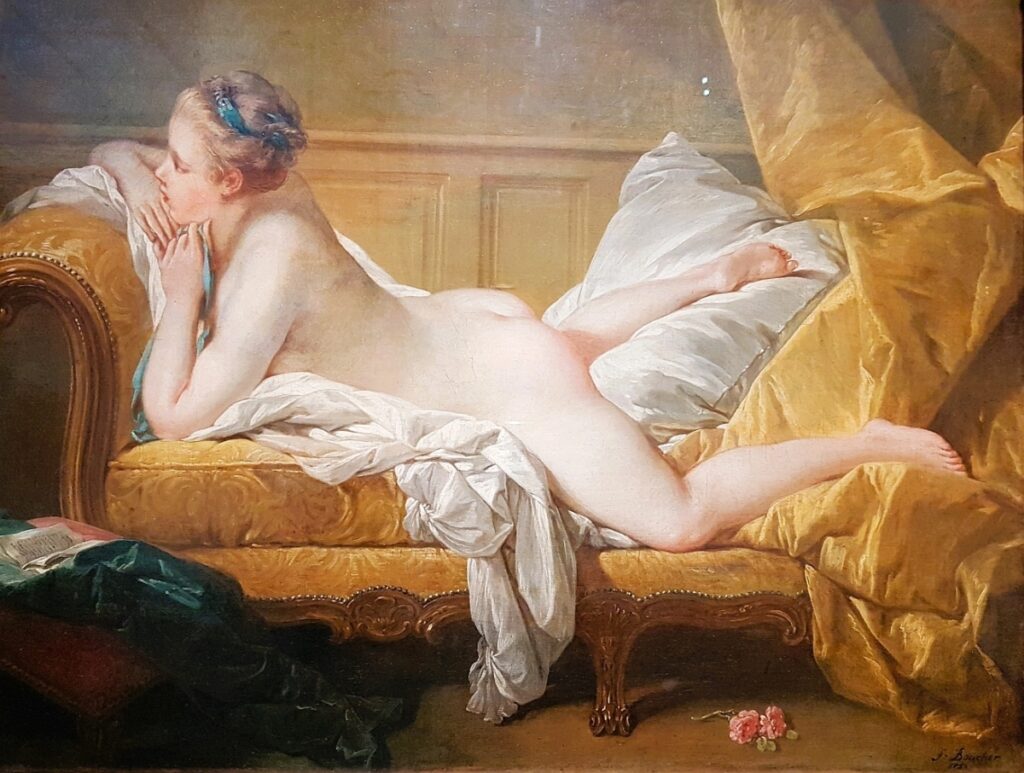 Jeune fille allongée – 1751 – François Boucher – Musée Wallraf Richartz – Cologne – Rhénanie-du-Nord-Westphalie- Allemagne