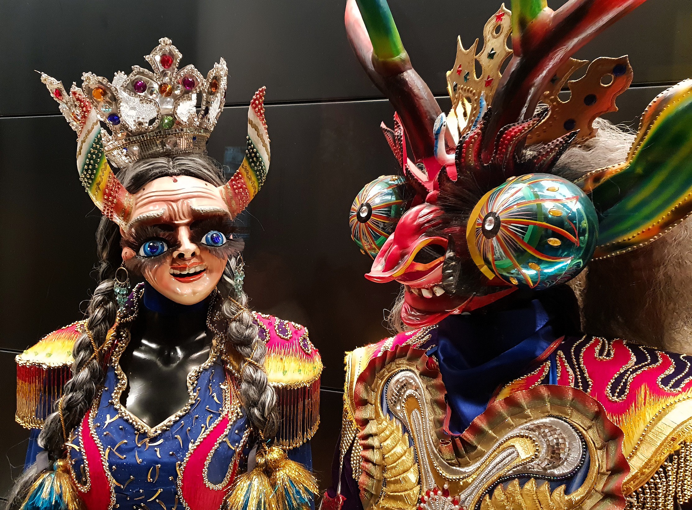  Ñaupa Diablo et sa compagne Ñaupa Mujer - Musée du Quai Branly - Paris - France
