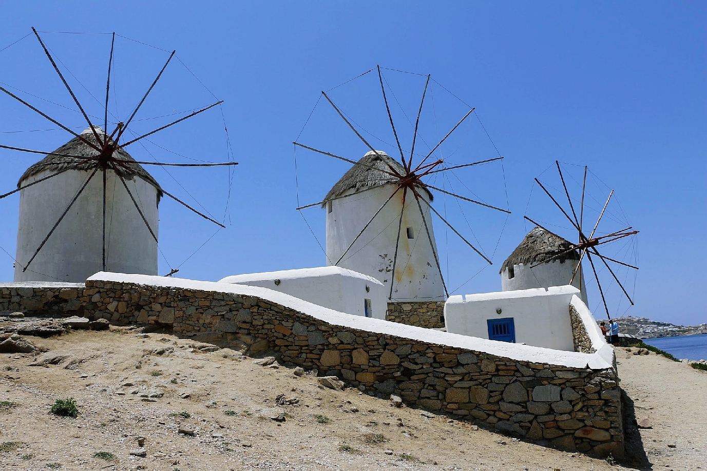 Les moulins à vent de Mikonos – Grèce