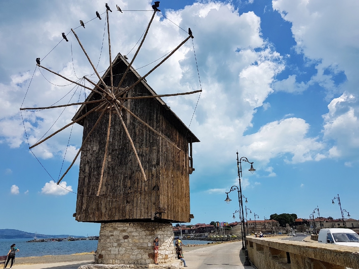 Moulin en bois – Nessebar -Mer Noire – Bulgarie