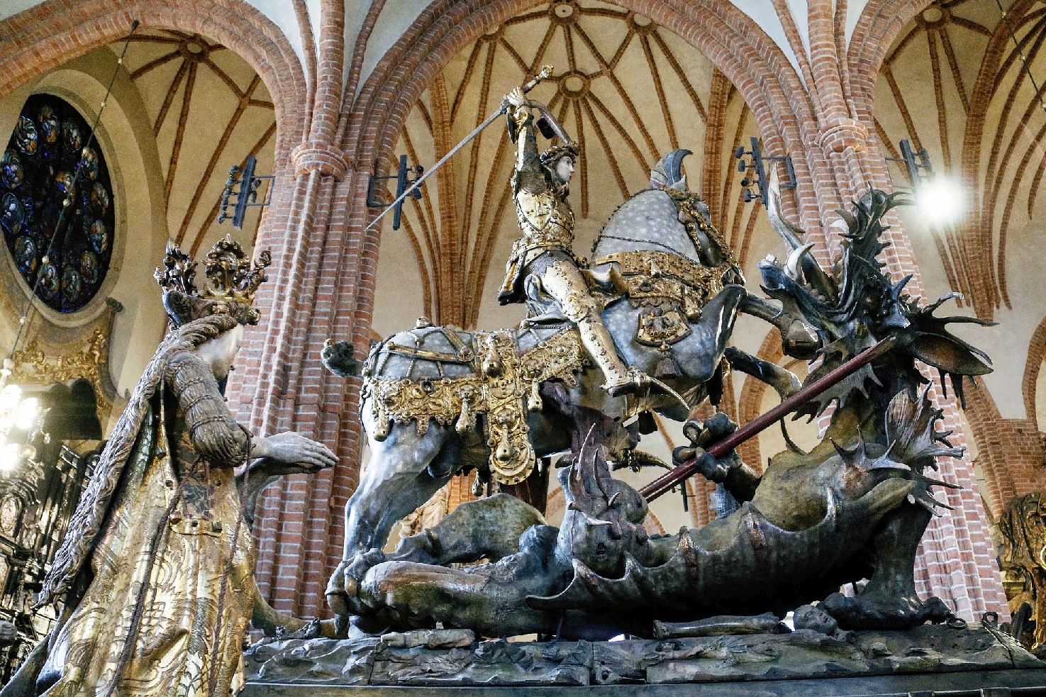 Saint Georges et le Dragon – Cathédrale Storkyrkan – Stockholm – Suède