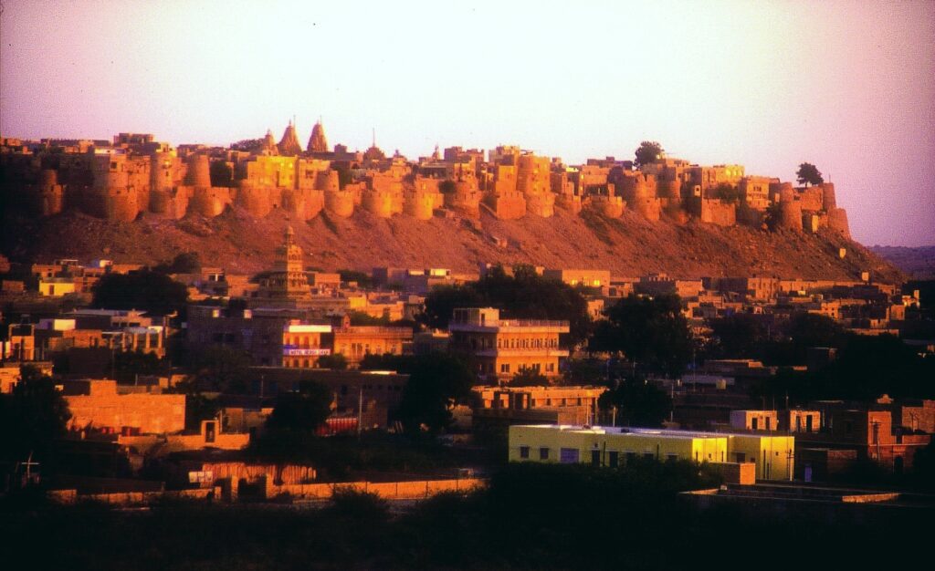 Fort de Jaisalmer au coucher de soleil – XVIe – Rajasthan – Inde