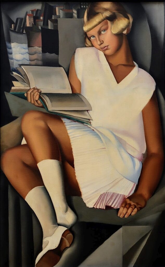 Kizette in Pink – 1926 – Tamara de Lempicka – Musée d’arts -Nantes – Pays de la Loire – France