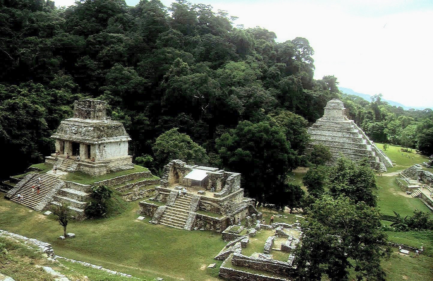 Le temple du Soleil – Ruines de la cité Maya de Palenque - Yucatán – Mexique V-IX EC