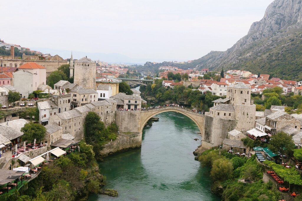 Le vieux pont de Mostar – Stari Mos (1566) – Bosnie-Herzégovine