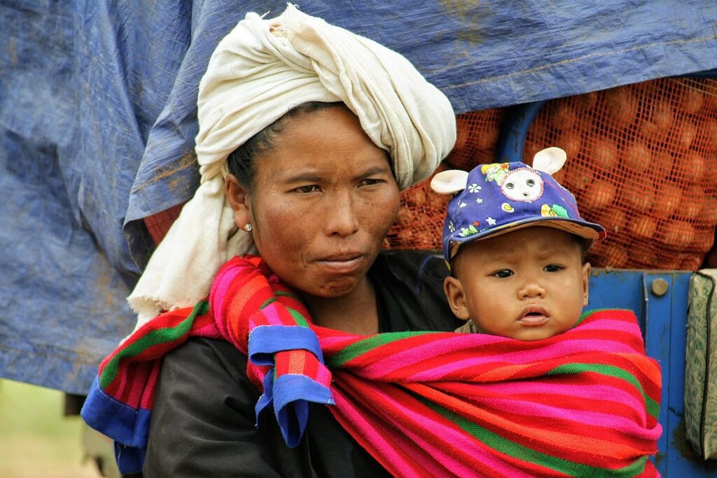 Sur la route de Rangoun -Yangon Myanmar (Birmanie)