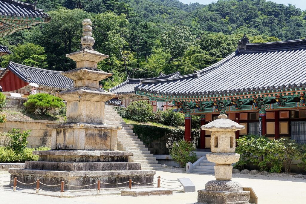 Temple d’Haeinsa Janggyeong Panjeon, les dépôts des tablettes du Tripitaka Koreana– Corée du Sud