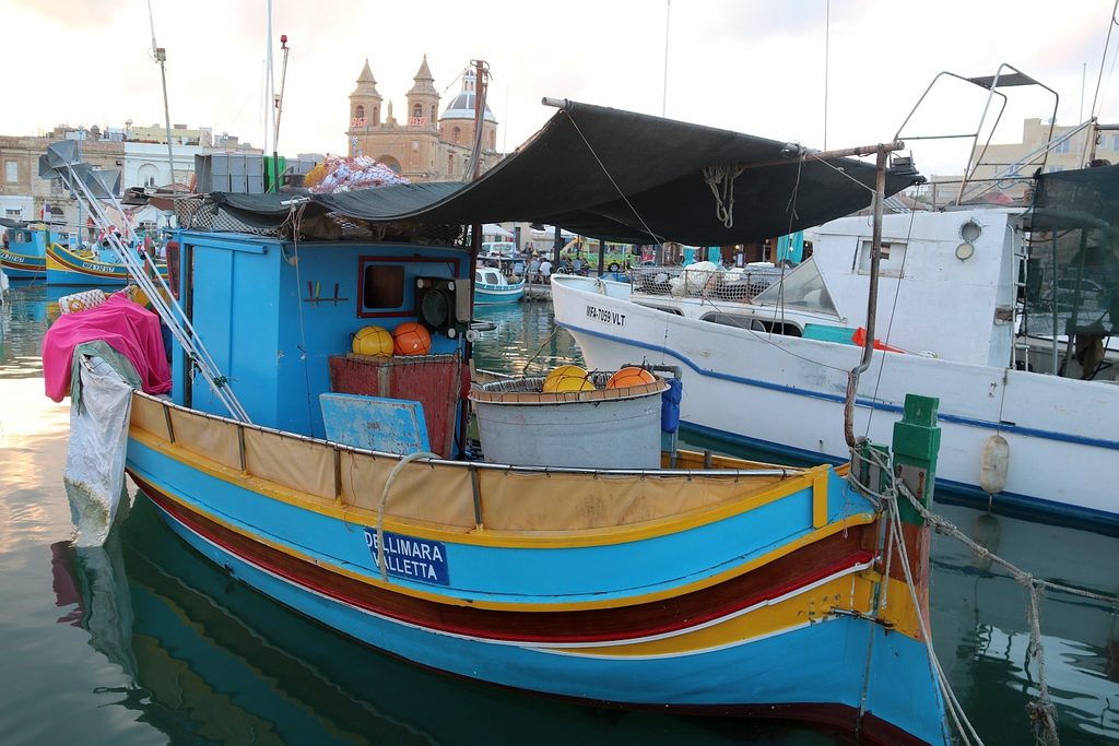 Luzzus – bateaux de Marsaxlokk – Malte