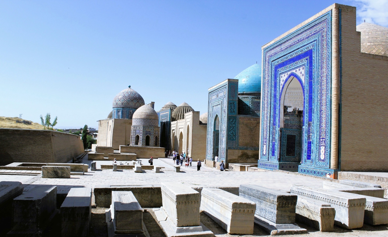 Nécropole de Shohizinda – patrimoine mondial de l’UNESCO XIV -XVe siècle – Samarcande – Ouzbékistan
