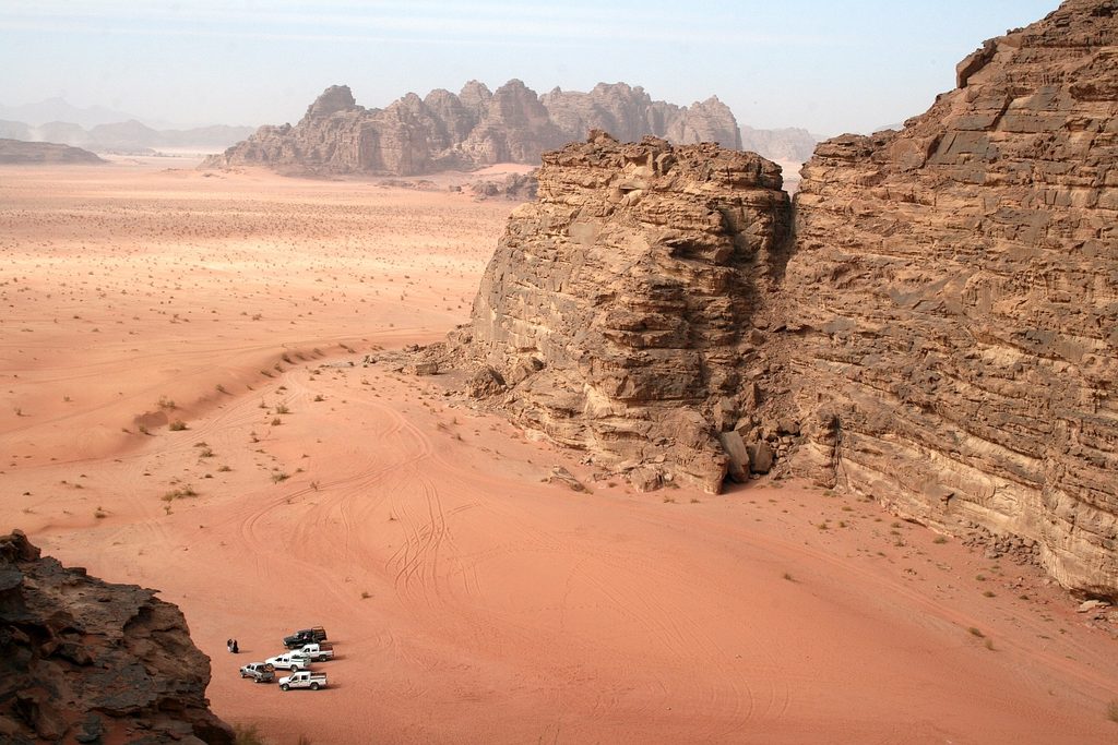 Wadi Rum – montagnes de grès - Patrimoine mondial de l’UNESCO (2011) – Jordanie