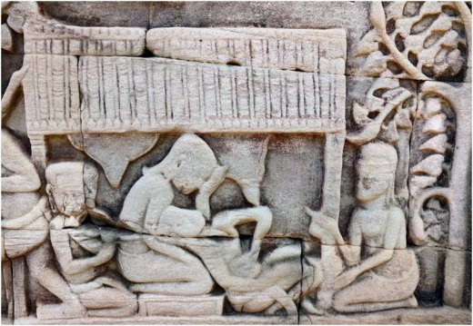Accouchement à Angkor Thom au 12e siècle